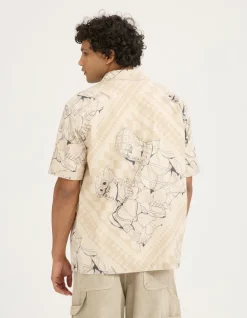 Celio Jojo's Bizarre Adventure - Chemise^Homme Collabs|Costumes Casual