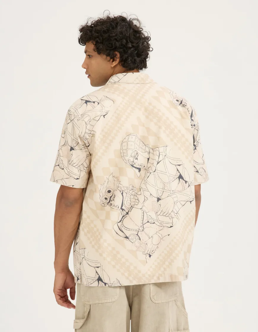 Celio Jojo's Bizarre Adventure - Chemise^Homme Collabs|Costumes Casual