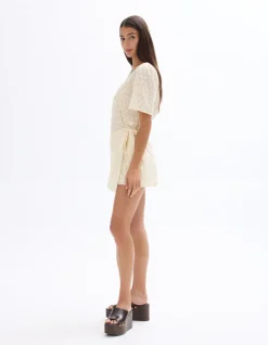 Celio Jupe courte broderie anglaise -^Femme Jupes & Shorts|Les Ensembles