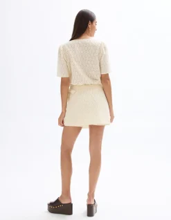 Celio Jupe courte broderie anglaise -^Femme Jupes & Shorts|Les Ensembles