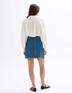 Celio Jupe courte denim - bleu^Femme Les Essentiels Aux Meilleurs Prix|Jupes & Shorts
