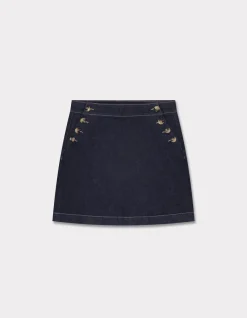 Celio Jupe en denim à boutons décoratifs - denim^Femme Jupes & Shorts