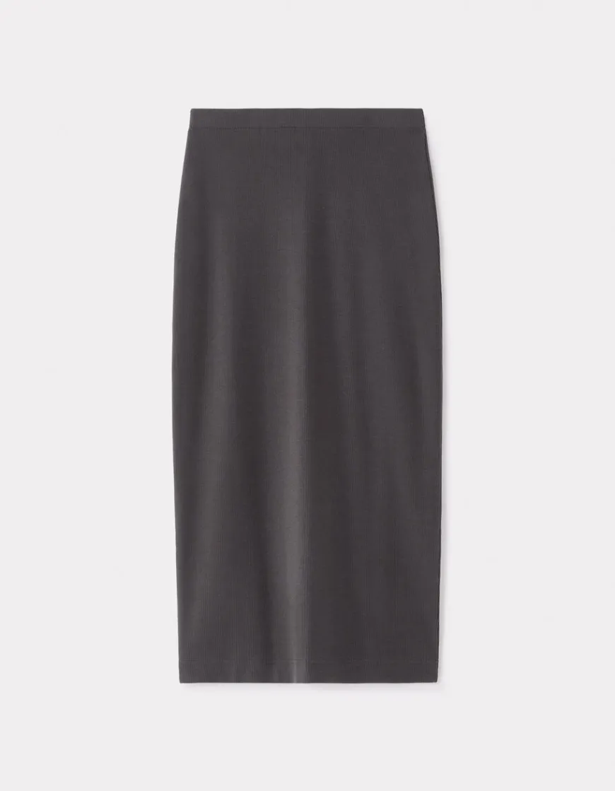Celio Jupe en maille côtelée - gris^Femme Jupes & Shorts