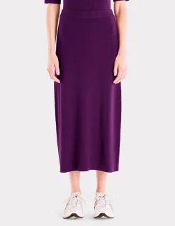 Celio Jupe en maille côtelée - violet^Femme Jupes & Shorts|Les Ensembles