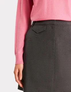 Celio Jupe habillée à poches - gris^Femme Jupes & Shorts