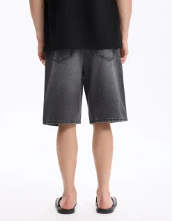 Celio Long bermuda baggy en jean -^Homme Shorts Et Bermudas|Shorts Et Bermudas