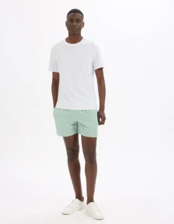 Celio Maillot de bain uni - vert^Homme Maillots De Bain