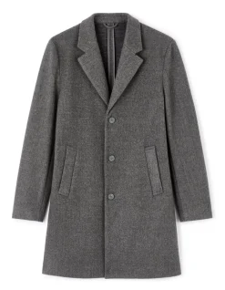Celio Manteau long non doublé - gris chiné^Homme Manteaux