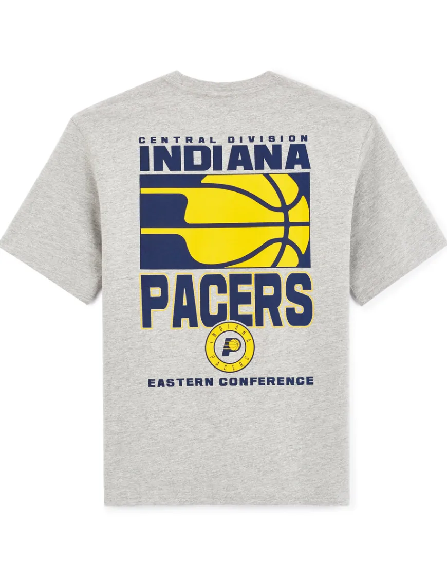 Celio NBA - T-shirt gris des PACERS d'Indiana^Homme T-Shirts