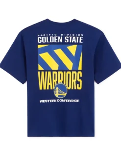 Celio NBA - T-shirt marine des WARRIORS de Golden State^Homme T-Shirts