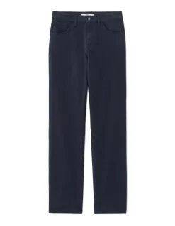 Celio Pantalon 5 poches straight coton stretch - marine^Homme Pantalons