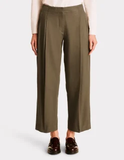 Celio Pantalon barrel - kaki^Femme Pantalons