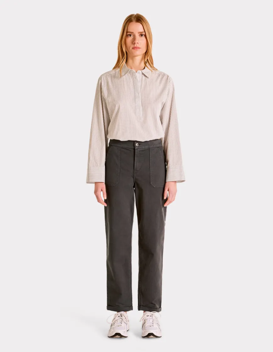 Celio Pantalon cargo - gris^Femme Pantalons