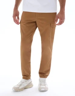 Celio Pantalon cargo straight coton stretch -^Homme Pantalons