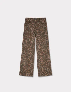 Celio Pantalon cheville large - léopard^Femme Pantalons|Les Ensembles