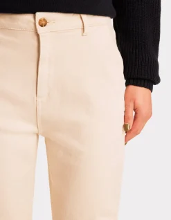 Celio Pantalon chino longueur cheville - beige^Femme Pantalons