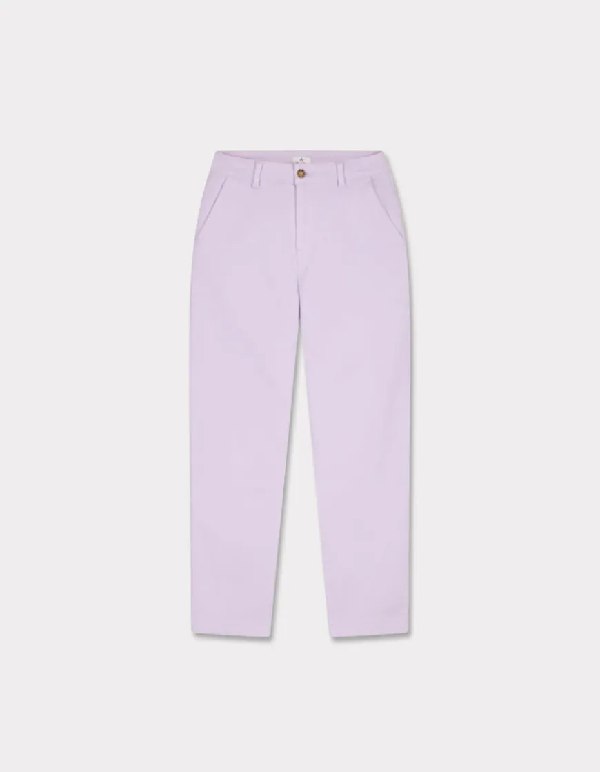 Celio Pantalon chino épais - violet^Femme Pantalons