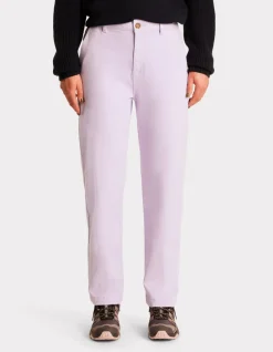 Celio Pantalon chino épais - violet^Femme Pantalons