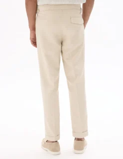 Celio Pantalon chino slim coton lin -^Homme Pantalons En Lin|Pantalons