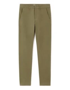 Celio Pantalon chino slim coton stretch - taupe^Homme Pantalons Chinos|Pantalons