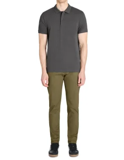Celio Pantalon chino slim coton stretch - taupe^Homme Pantalons Chinos|Pantalons