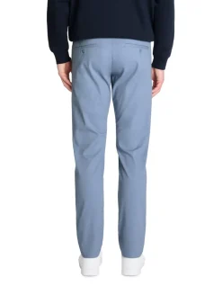 Celio Pantalon chino slim en coton stretch - bleu clair^Homme Pantalons Chinos|Pantalons