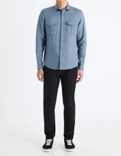 Celio Pantalon chino slim en coton stretch -^Homme Pantalons Chinos|Pantalons
