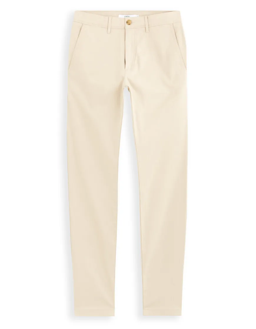 Celio Pantalon chino slim en coton stretch L32-34 -^Homme Pantalons Chinos|Pantalons