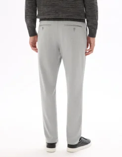 Celio Pantalon chino slim en jersey - gris clair^Homme Pantalons