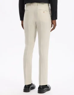 Celio Pantalon de costume slim 100% lin -^Homme Pantalons|Sélection Lin