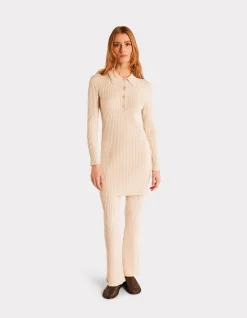 Celio Pantalon en côtes plates - beige^Femme Pantalons|Les Ensembles