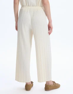 Celio Pantalon en maille plissée - beige^Femme Pantalons|Les Ensembles