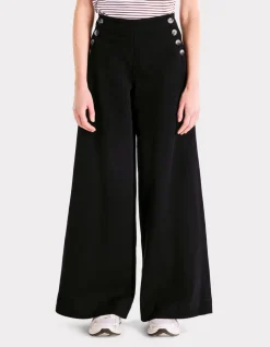 Celio pantalon extra large à bouton décoratifs -^Femme Pantalons