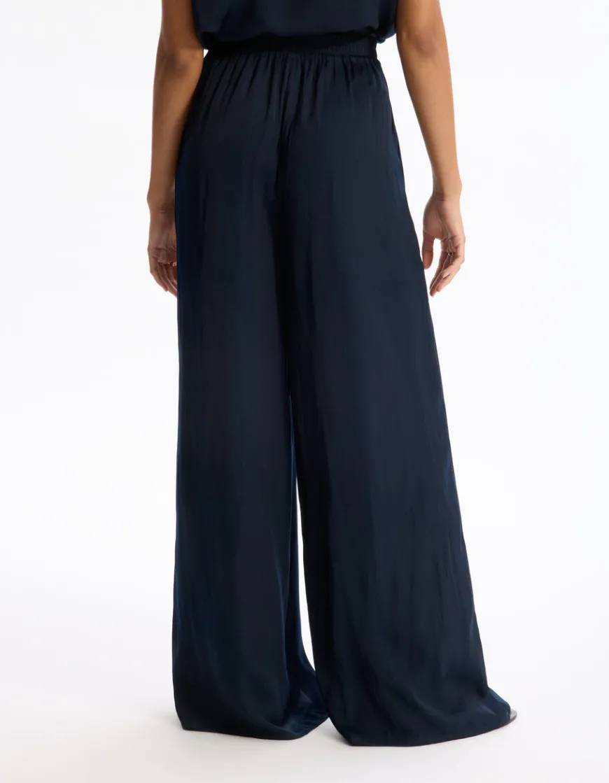 Celio Pantalon fluide en satin -^Femme Les Meilleures Ventes|Pantalons