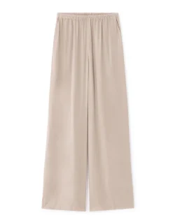 Celio Pantalon fluide satiné - beige^Femme Pantalons|Les Ensembles