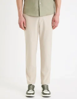 Celio Pantalon 24H slim - beige^Homme Pantalons 24H|Pantalons