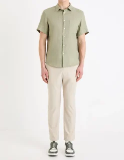 Celio Pantalon 24H slim - beige^Homme Pantalons 24H|Pantalons