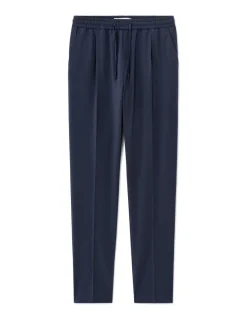 Celio Pantalon 24H straight stretch en toile - marine^Homme Pantalons 24H|Pantalons