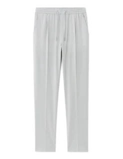 Celio Pantalon 24H straight stretch en toile - gris clair^Homme Pantalons 24H|Pantalons
