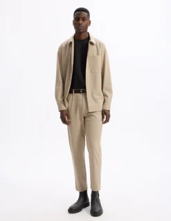 Celio Pantalon 24H stretch - beige^Homme Pantalons 24H|Pantalons