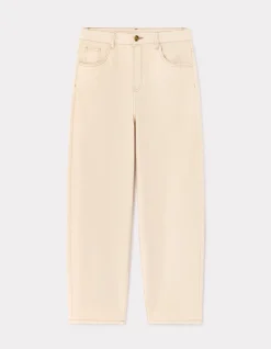 Celio Pantalon large - beige^Femme Pantalons