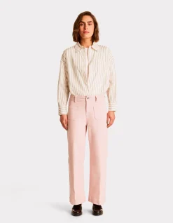 Celio Pantalon large - rose^Femme Pantalons