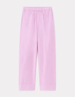 Celio Pantalon large en popeline de coton -^Femme Loungewear|Les Essentiels Aux Meilleurs Prix