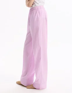 Celio Pantalon large en popeline de coton -^Femme Loungewear|Les Essentiels Aux Meilleurs Prix