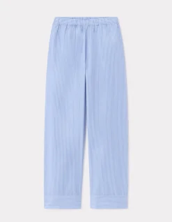 Celio Pantalon large en popeline de coton -^Femme Loungewear|Les Essentiels Aux Meilleurs Prix