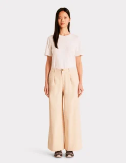 Celio Pantalon long à pinces - beige^Femme Pantalons