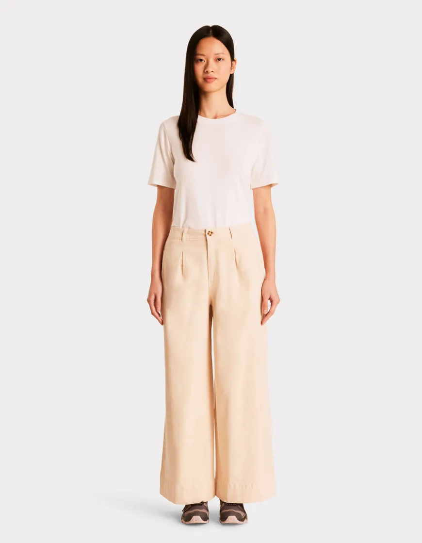 Celio Pantalon long à pinces - beige^Femme Pantalons