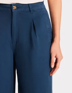 Celio Pantalon long à pinces - bleu^Femme Pantalons