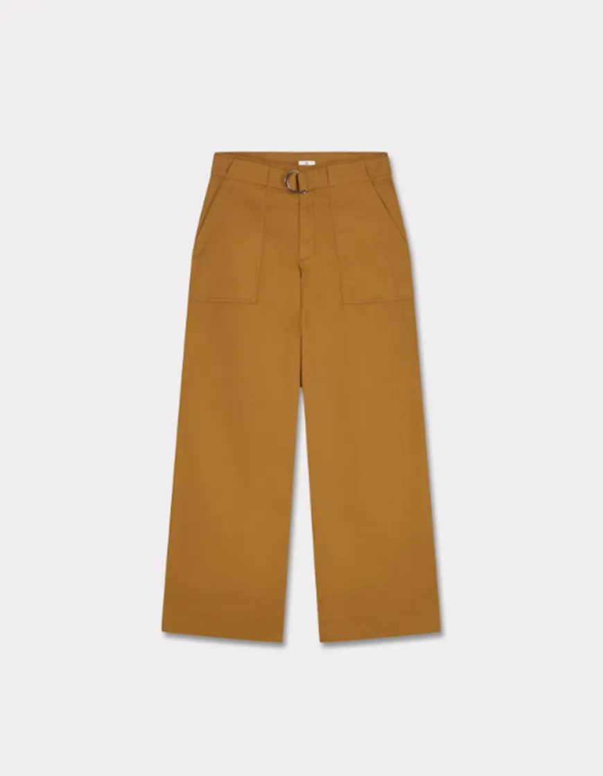 Celio Pantalon poches cargo à ceinture - vert^Femme Pantalons