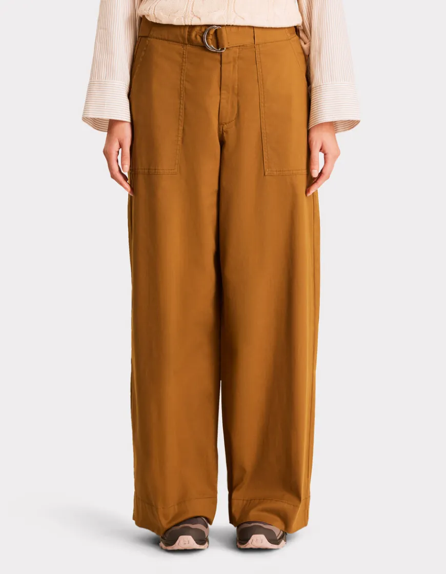 Celio Pantalon poches cargo à ceinture - vert^Femme Pantalons